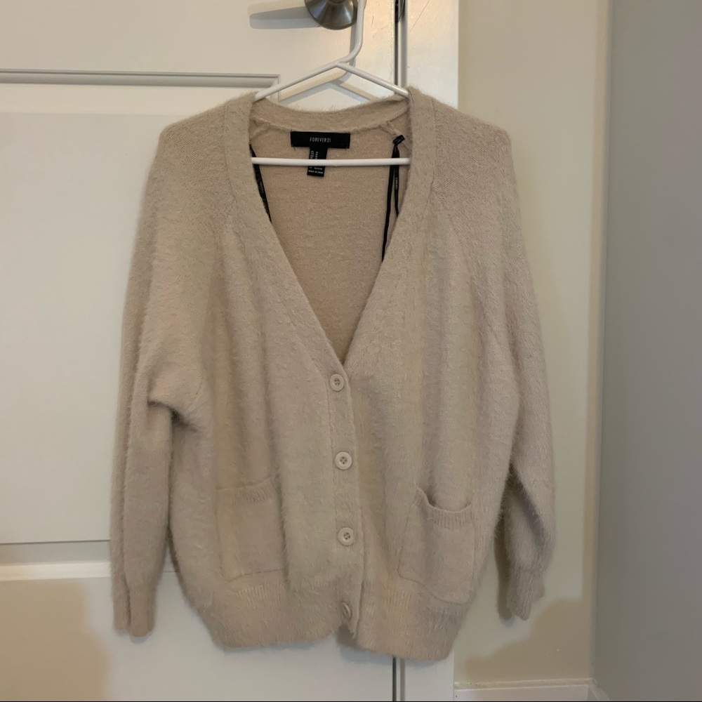 Forever 21 mohair cardigan sweater